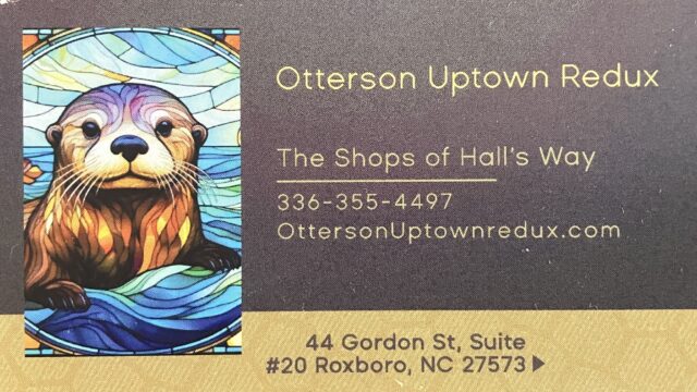 Otterson Uptown Redux business card image